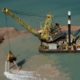 Clamshell dredger