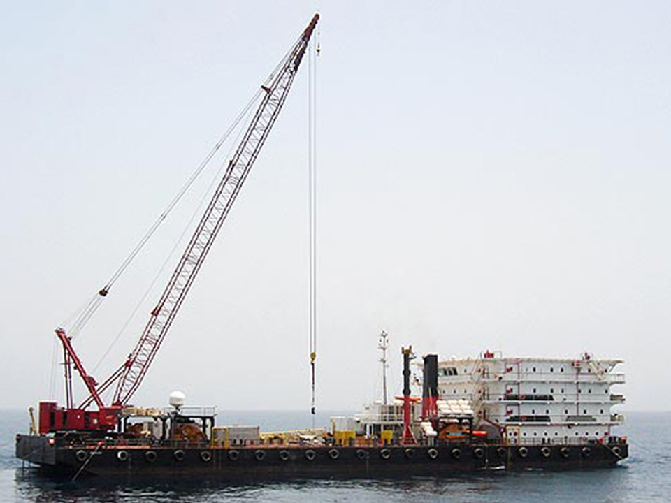 accommodation work barge