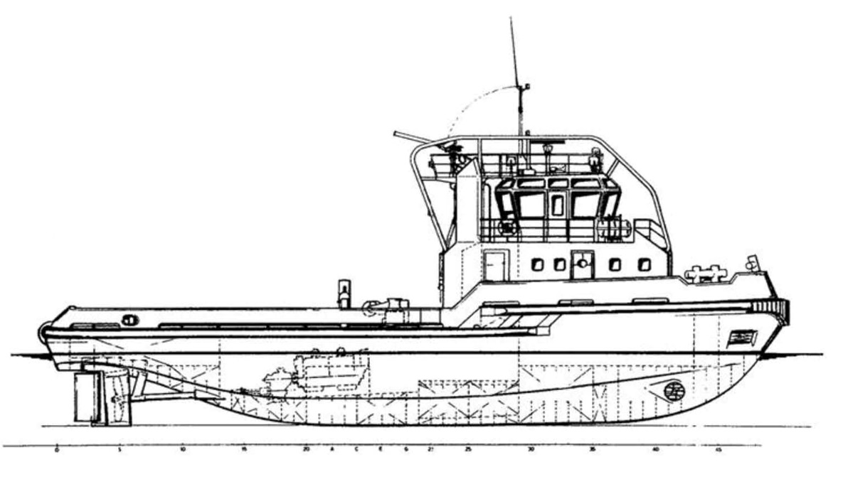 Line handling tug