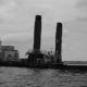 Spud pontoon