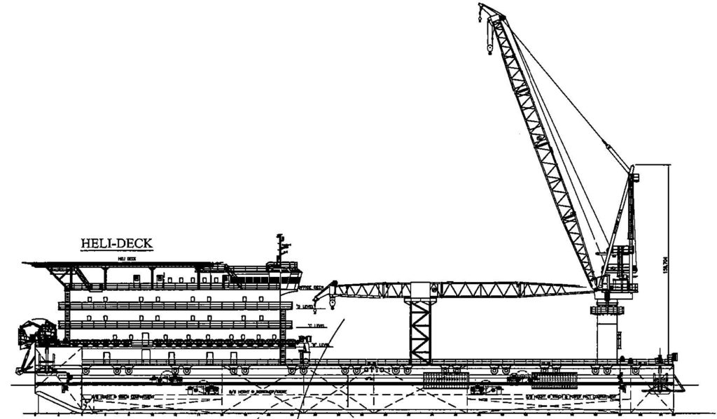 accommodation work barge
