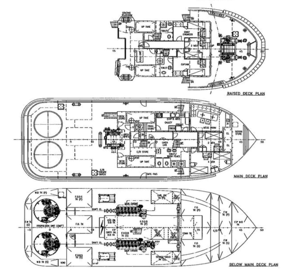 45 tbp ASD Escort Tug (2 sisters) - Afbeelding 3