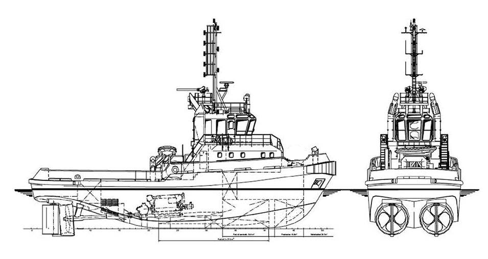 64 tbp Damen Stantug 2909 (2 sisters) - Van Loon Maritime Services 