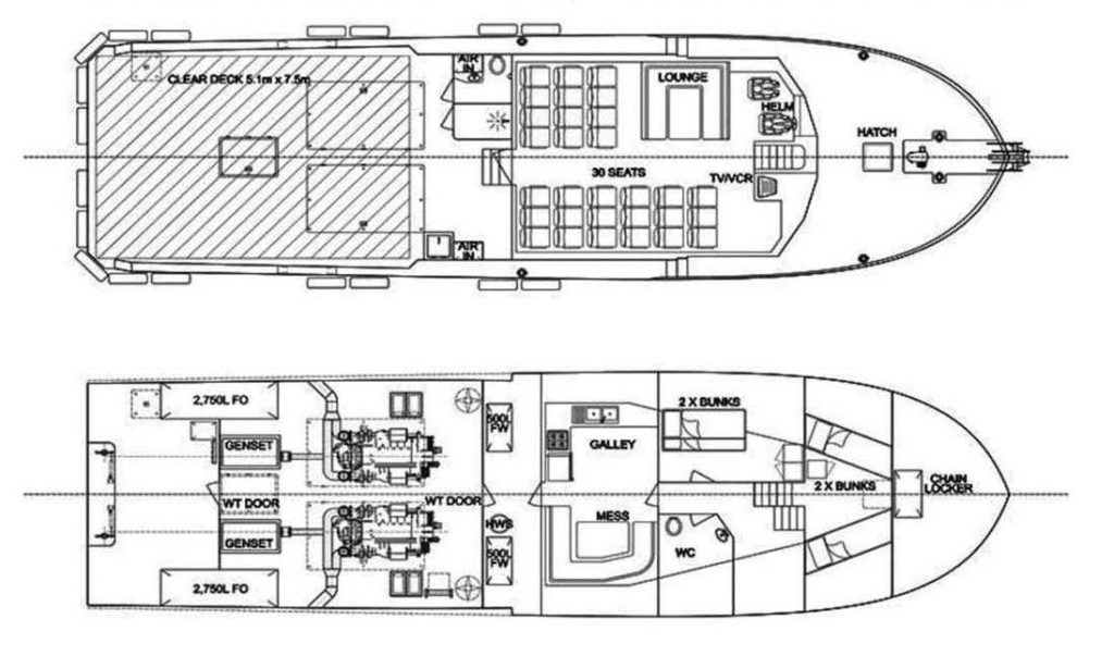 Fast Crewboat / Utility Vessel (2 sisters) - Afbeelding 2
