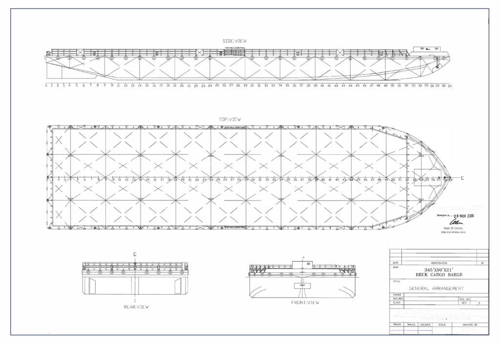 345 ft Deck Cargo Barge - Imagen 2