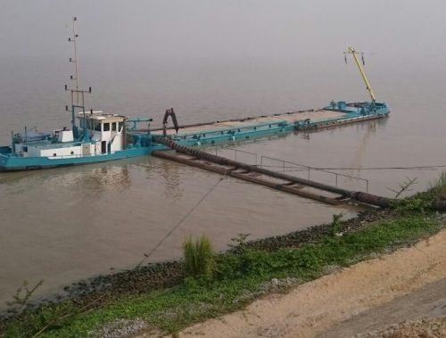 river dredger