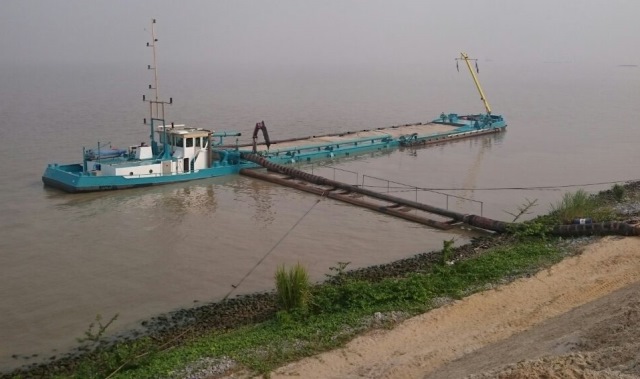 river dredger