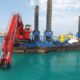 backhoe dredger