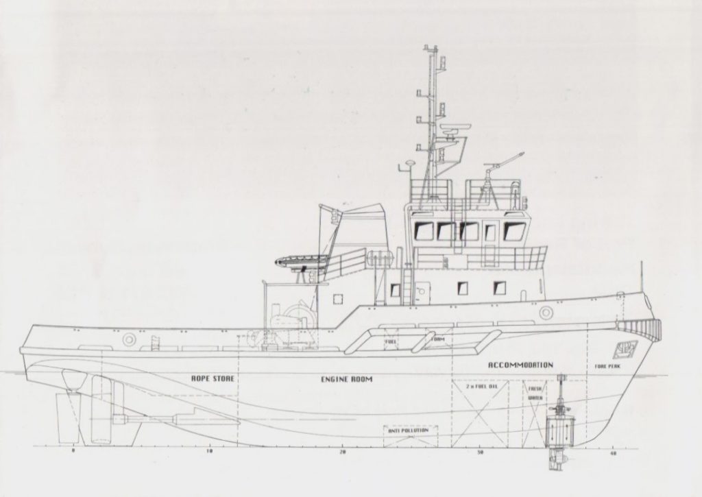 32 tbp twin screw Tug - Image 3