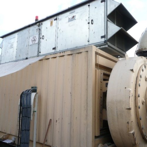 500 mm, 1000 kW, 20kV LMG Electrical Booster unit
