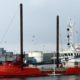 Grab hopper dredger