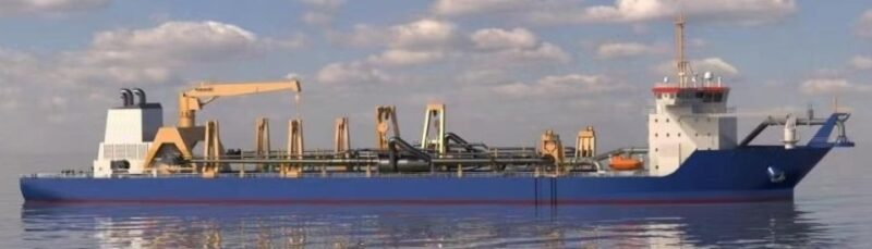 large hopper dredge