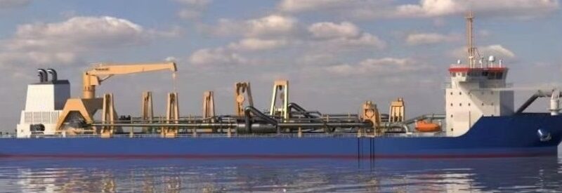 large hopper dredge
