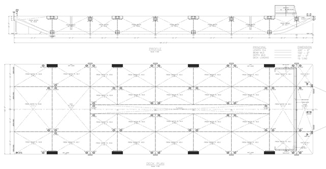 330 ft x 100 ft Heavy Lift Barge (keen sellers) - Image 2